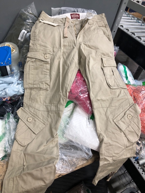 Photo 1 of MATCHSTICK MENS TAN WILD CARGO PANTS 6 POCKETS 30