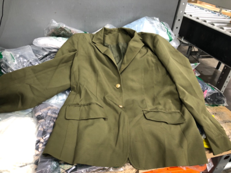 Photo 1 of GREEN BLAZER WITH GOLD BUTTONS XXL 