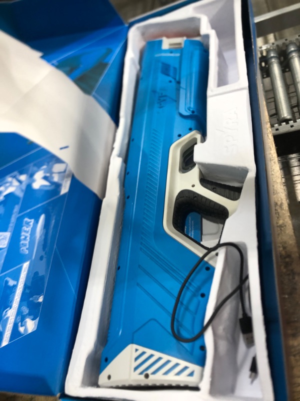 Photo 2 of **FOR PARTS OR REPAIR**
SPYRA – SpyraTwo WaterBlaster Blue – Automated & Precise High-End Premium Electric Water Gun