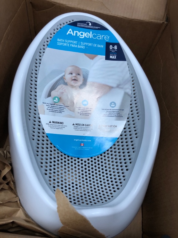 Photo 2 of Angelcare Baby Bath Support (Grey) | Ideal for Babies Less than 6 Months Old