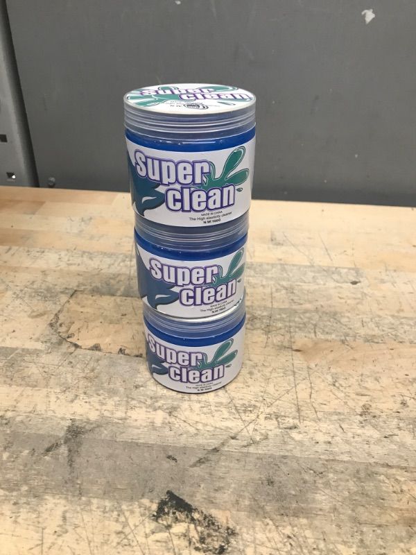 Photo 1 of 3 PACK OF LEGONGSO Cleaning Gel for Car Dust Cleaning Gel for Keyboard -Easy-to-Use Cleaning Kit -Universal Dust Cleaner for Home & Office -Cleaning Putty Gel for Car Accessories Blue (160g) SkyBlue