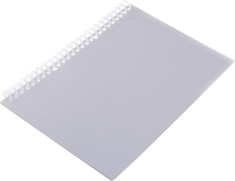 Photo 1 of 3 PACK Tsnamay 2Pcs B5 Plastic Dividers 26 Hole Punch Notebook Cover Dividers,Binder Index Dividers with Free Cut 30-Ring Binding Clip,7.2"x10.35"/183x263mm,Grey
