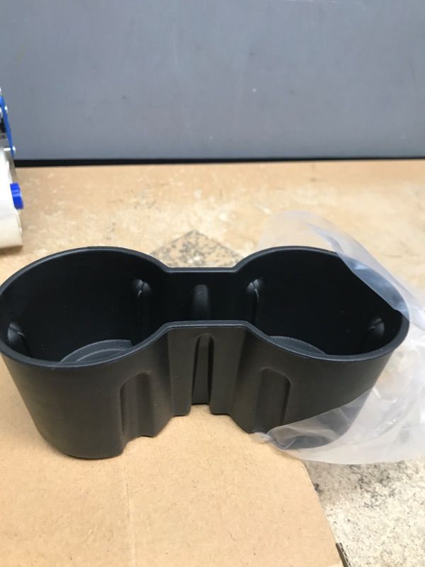 Photo 2 of Tesla Model 3 Model y Accessories 2022 2021 Tesla Model Y Model 3 Center Console Cup Holder Insert ONLY FIT New Console