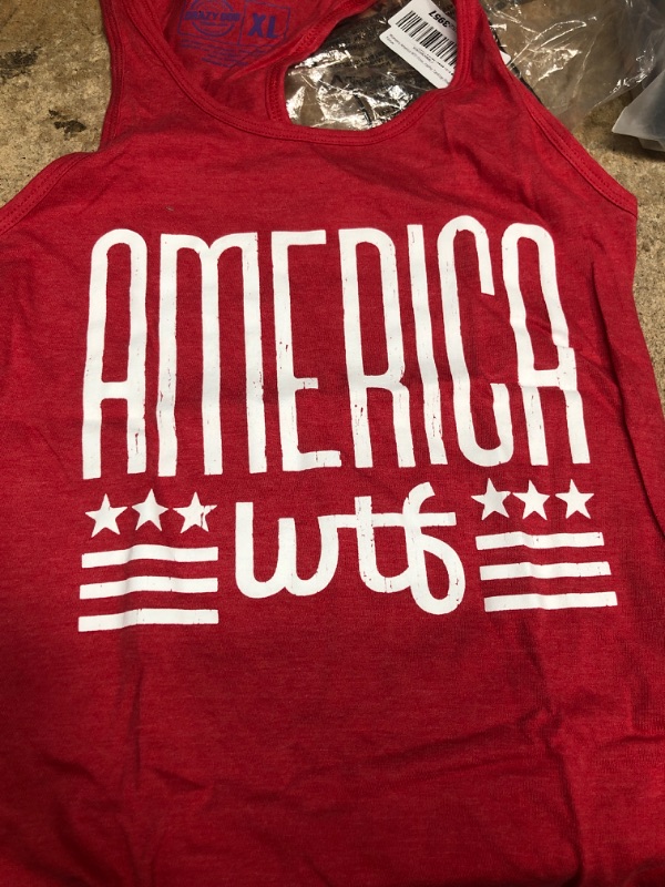 Photo 1 of American WTF Tank Tops Red