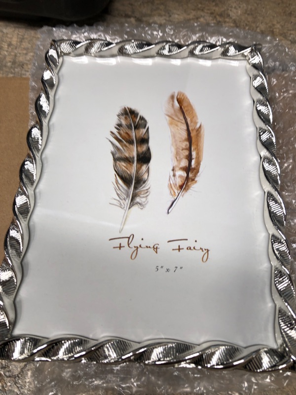Photo 1 of 2, 7 x 5 Picture Frame Silver