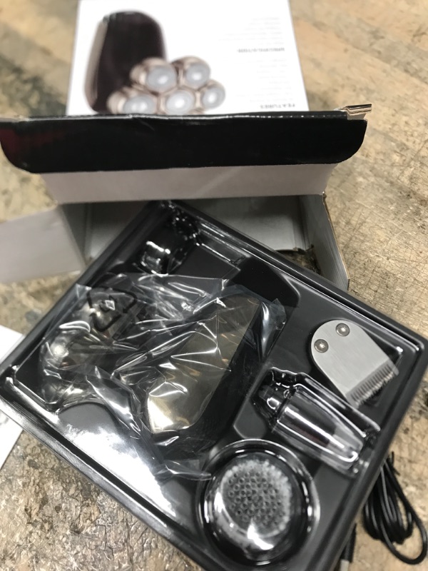 Photo 2 of **PARTS ONLY, NON-FUNCTIONAL** Detachable Head Shavers, SHPAVVER 5-in-1 Electric Razor IPX7 with Type-C Charge (A) *See Notes*