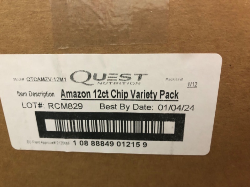 Photo 3 of **EXPIRES 01/04/2024** Quest Nutrition Tortilla Style Protein Chips Variety Pack, Chili Lime, Nacho Cheese, Loaded Taco, 1.1 Ounce (Pack of 12)
