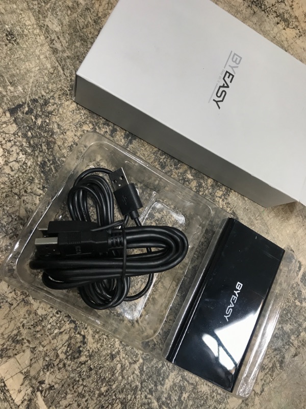 Photo 1 of BYEASY Powered USB Hub with 6-in-1 USB 2.0 Data Ports, USB Expander DC Port with Power Cable and BC 1.2 Fast Charging Port, USB 2.0 Splitter Support for Windows, Mac, Linux, and Chrome OS