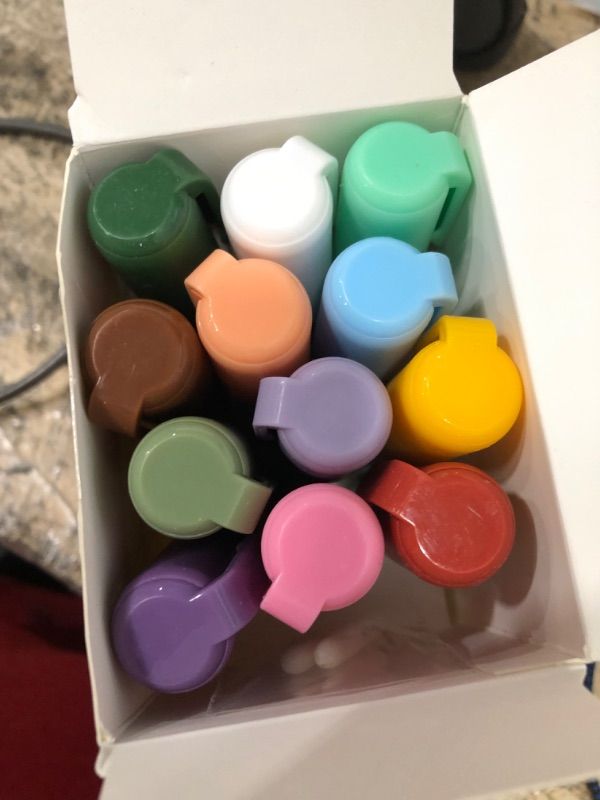 Photo 2 of Blami Arts Chalk Markers Window Markers for Cars 12 Pastel Pens Set - Earth Colors Chalkboard Markers - Chalk Markers with Reversible Tips and Erasing Sponge Included 12 Set Multi-Colors