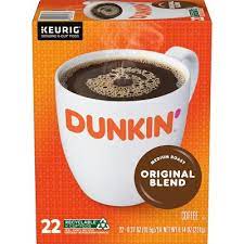 Photo 1 of 1/10/24**Dunkin' Original Blend Medium Roast Coffee, 88 Keurig K-Cup Pods Original 22 Count (Pack of 4)