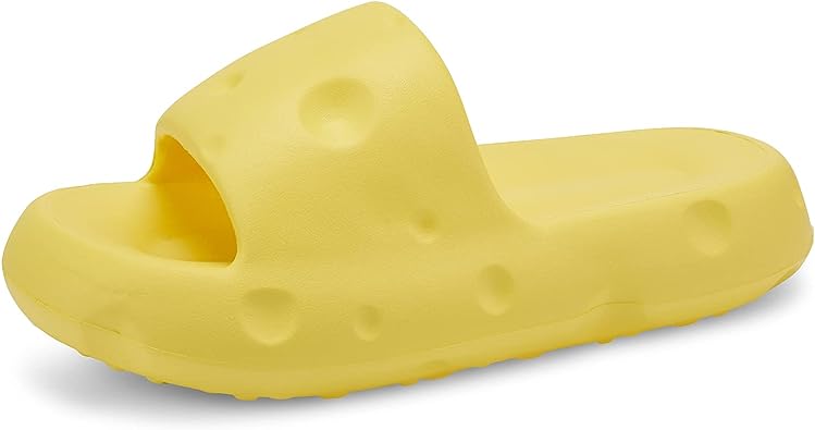 Photo 1 of incarpo Cheese Sandals Cheese Slides for Women Ultimate Comfort Soft Non-Slip Indoor Slippers Shower Shoes Cushioned Thick Sole
SIZE 8.8