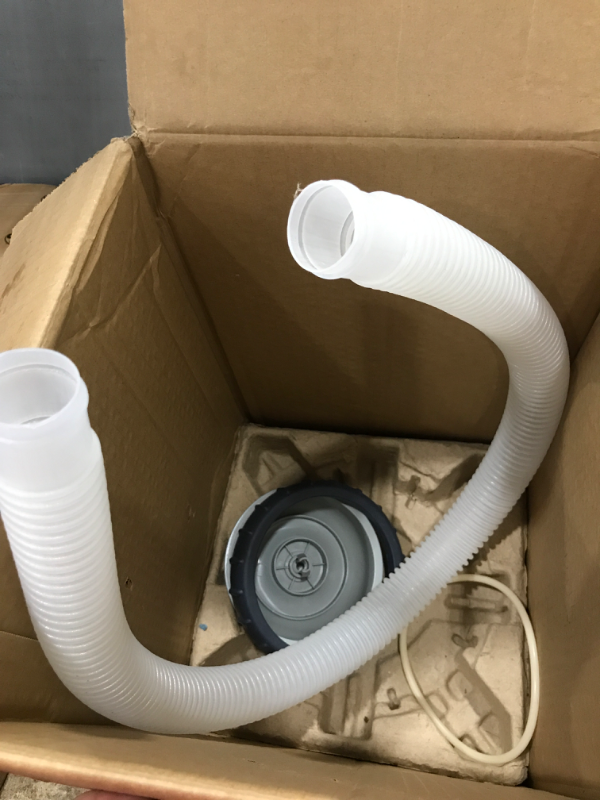 Photo 2 of ***PARTS ONLY*** ***SEE NOTES***  INTEX 28637EG C1000 Krystal Clear Cartridge Filter Pump for Above Ground Pools, 1000 GPH Pump Flow Rate 1,000 Gallons Per Hour 1,000 Gallons Per Hour Filter Pump
