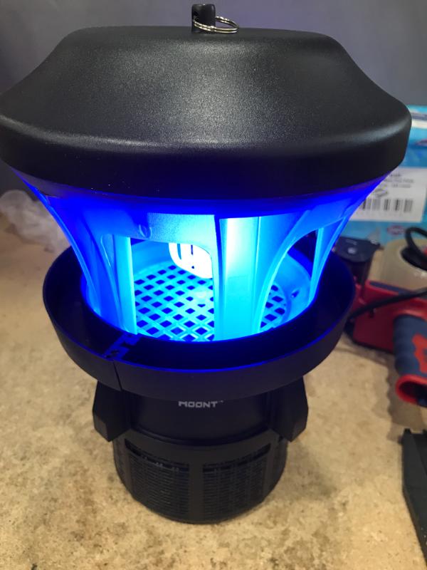 Photo 2 of ***POWERS ON*** Hoont 35 3-Way Mosquito and Fly, Gnat Trap with Stand - with A Bright UV Light Attractant, and Fan Outdoor and Indoor Bug Killer