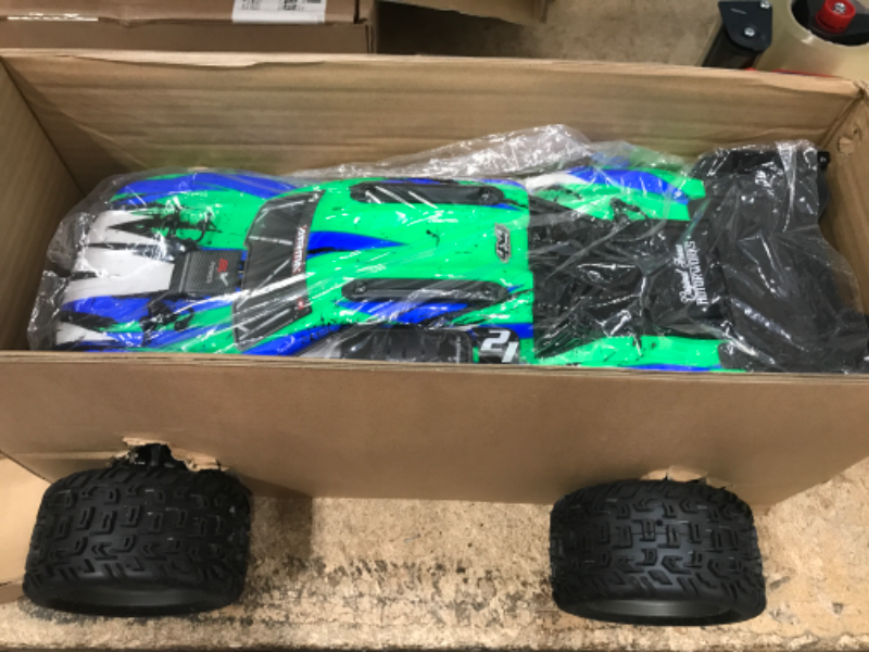 Photo 2 of ARRMA RC Truck 1/10 VORTEKS 4X4 3S BLX Stadium Truck RTR (Batteries and Charger Not Included), Green, ARA4305V3T3