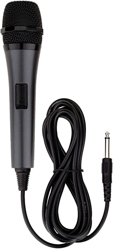 Photo 1 of 2 of Karaoke USA M187 Professional Dynamic Microphone (Corded),Black
