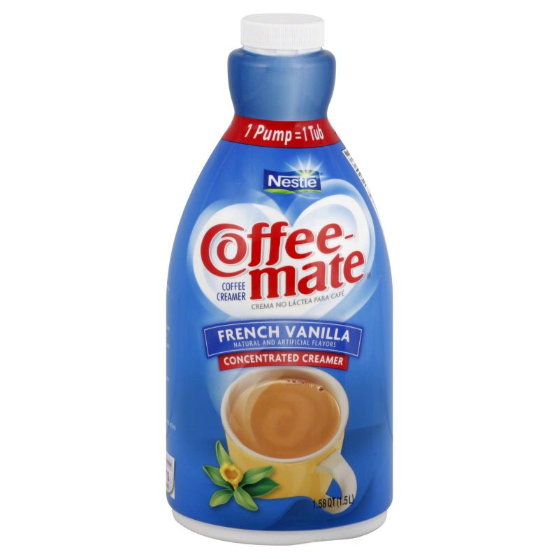 Photo 1 of Nestlé® Coffee-mate® Concentrated French Vanilla Liquid Creamer, 50.7 Fl Oz
