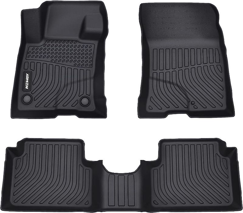 Photo 1 of JDMON Floor Mats Compatible with Ford Maverick Gas 2022-2023 & Bronco Sport 2021-2023, All Weather Car Mats 2 Row Front & Rear Custom Fit Floor Liner Black