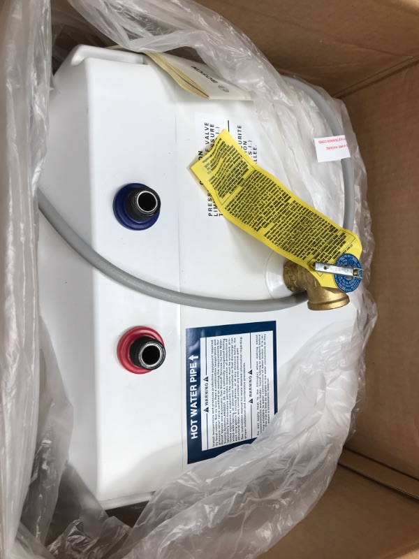 Photo 2 of ***UNABLE TO TEST*** Bosch Electric Mini-Tank Water Heater Tronic 3000 T 4-Gallon (ES4) - Eliminate Time for Hot Water - Shelf, Wall or Floor Mounted 4 Gallon