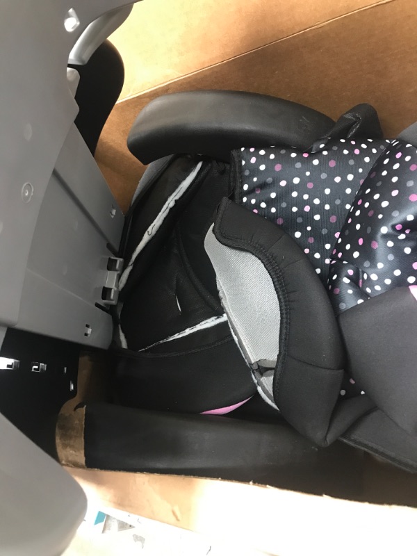 Photo 1 of Disney Baby Pronto! Belt-Positioning Booster Car Seat, Belt-Positioning Booster: 40–100 pounds, Minnie Dot Party
