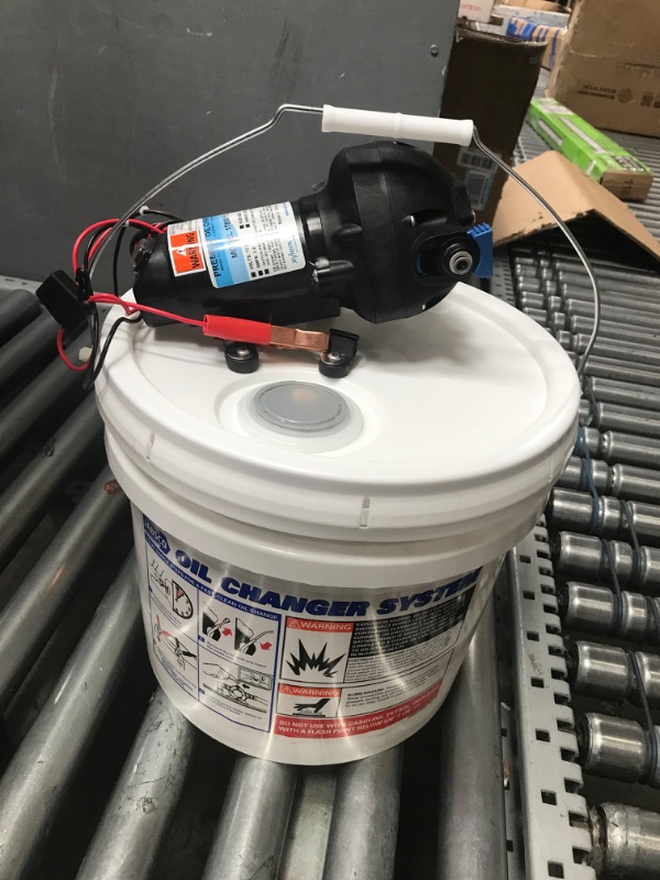 Photo 2 of Jabsco DIY Oil Change System w/Pump & 3.5 Gallon Bucket