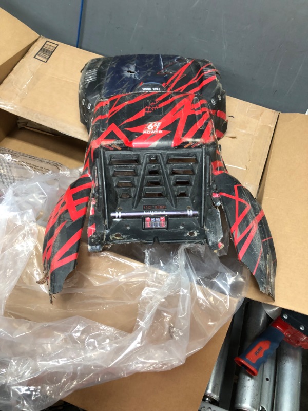 Photo 2 of ARRMA 1/7 Painted Body, Silver/Red: Mojave 6S BLX, ARA411005