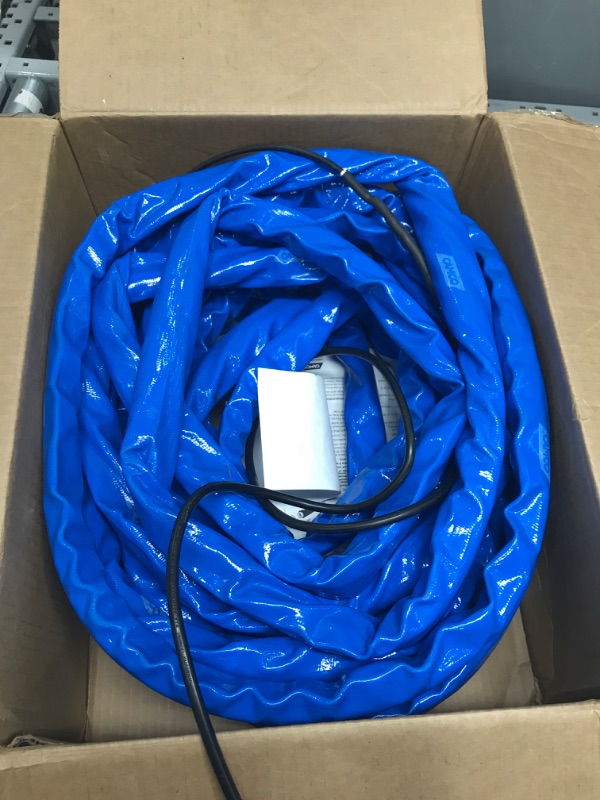 Photo 2 of Camco Heated Drinking Water Hose, - 20° F, 50-Foot, 5/8-Inch ID (22912-A) 50' Cold Weather (Freeze Protection to - 20?F) Frustration-Free Packaging