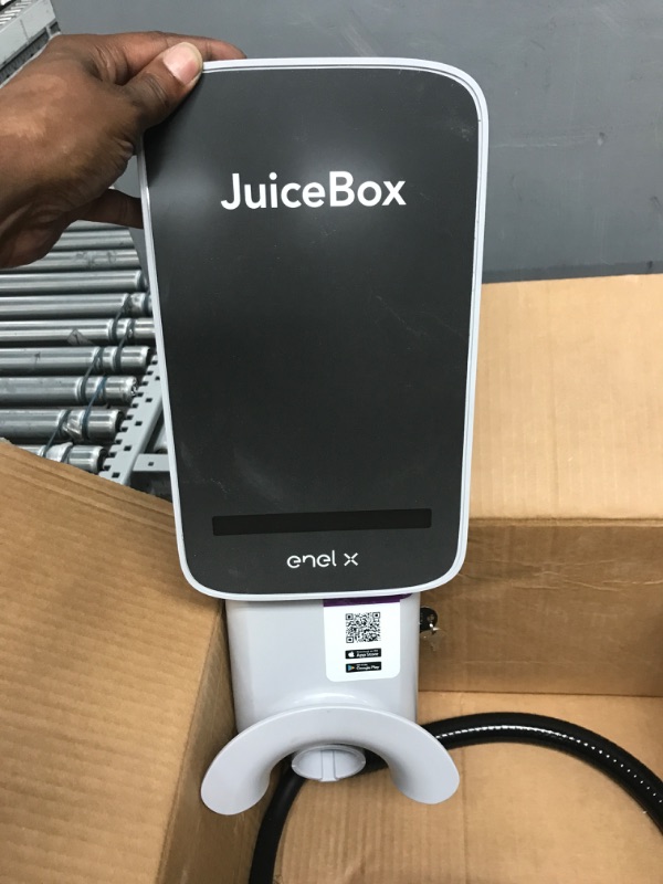Photo 1 of JuiceBox 32 Smart Electric Vehicle (EV) Charging Station with WiFi - 32 amp Level 2 EVSE, 25-ft Cable, UL & Energy Star Certified, Indoor/Outdoor (Hardwired Install, Gray)… 32 Amp 6-50 Plug