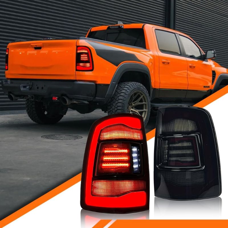 Photo 1 of ***PARTS ONLY NOT FUNCTIONAL***YHY LED Tail Lights for 2009-2018 Dodge RAM 1500 / 2010-2018 Dodge RAM 2500 3500 Taillights with Sequential Turn Signal/Start Up Animation Rear Light Assembly Plug and Play Passenger & Driver Side
