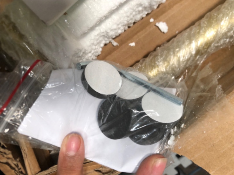 Photo 1 of Coat Rack Stand, Gold Clothing Rack Freestanding with Satin Steel Finish and Natural Stable Marble Base, for Coats, Hats, Scarves, Clothes, and Handbags be Applicable Home Bedroom Hotel Hall Gold Coat Stand