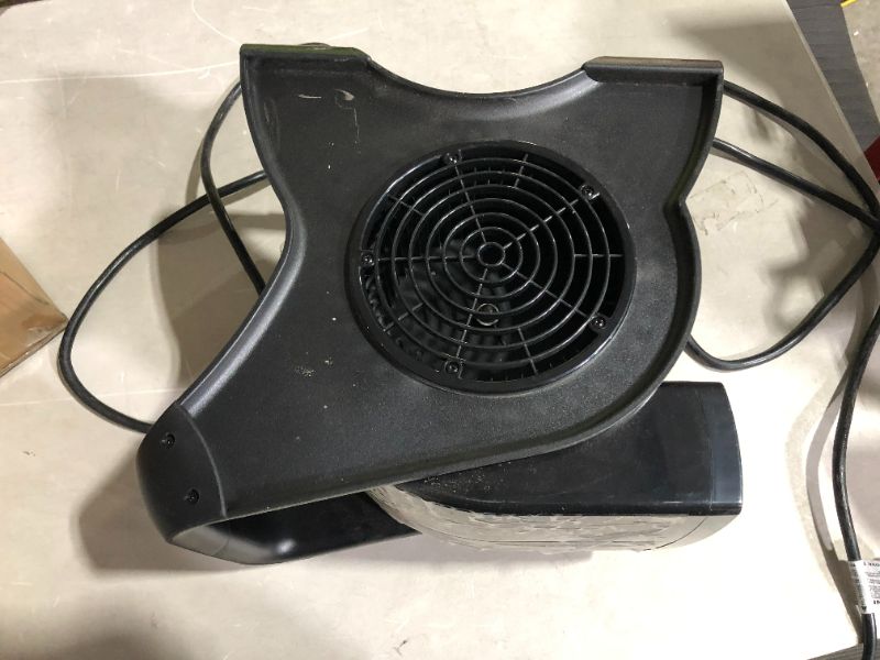 Photo 2 of ***UNTESTED - SEE NOTES***
ASKO 15" PIVOTING MISTO OUTDOOR MISTING FAN WITH GFCI CORD AND 3 SPEEDS, 7050, BLACK