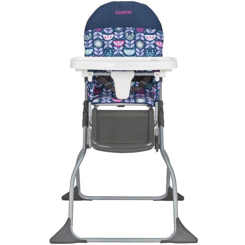 Photo 2 of Cosco Simple Fold High Chair, Poppy Field Poppy Field 28.5x23.5x38.7 Inch (Pack of 1)