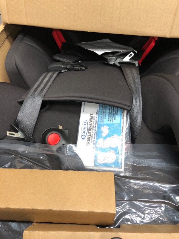 Photo 2 of ***DAMAGED***Graco Tranzitions 3 in 1 Harness Booster Seat, Proof Tranzitions Black