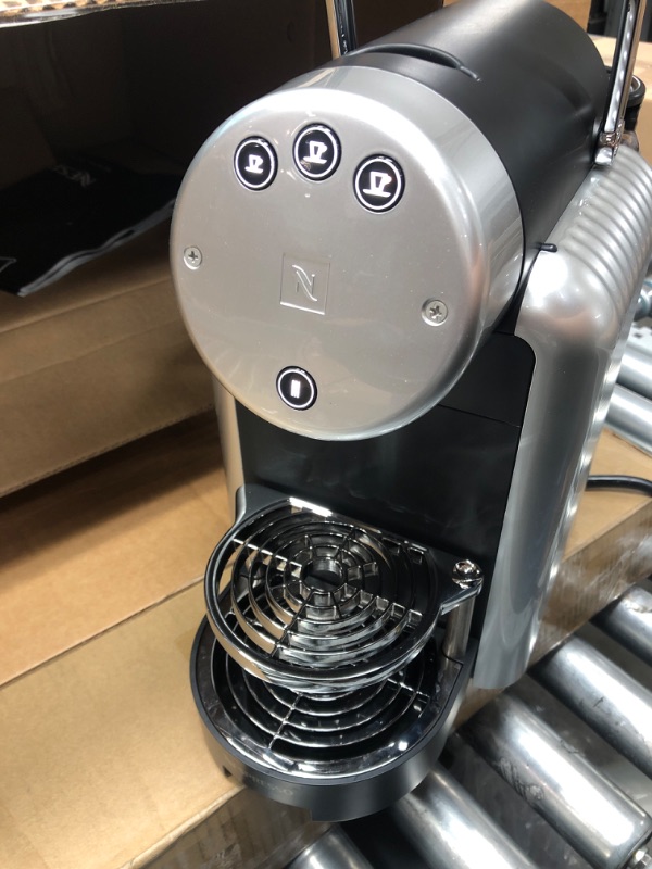 Photo 3 of ***POWERS ON*** Nespresso Professional Coffee Maker Starter Bundle, Zenius Professional Coffee Machine, Presentation Box for Nespresso Capsules
