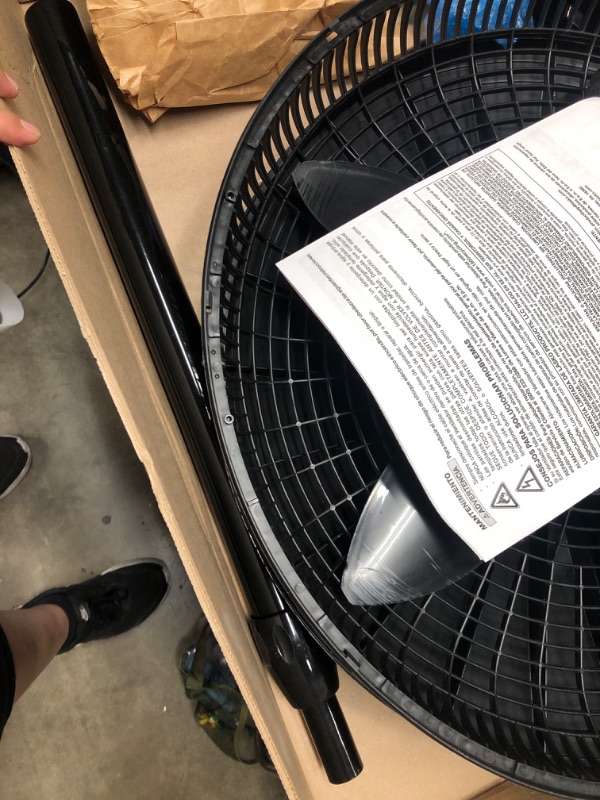 Photo 1 of ***PARTS ONLY*** ***SEE NOTES*** Lasko Elegance & Performance Pedestal Fan, 18 Inch, Black 1827