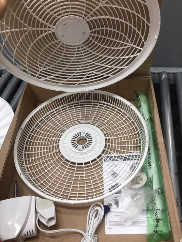 Photo 3 of ***POWERS ON*** Lasko, White 1820 18? Elegance & Performance Adjustable Pedestal Features Oscillating Movement Tilt-back Fan Head, 2.3