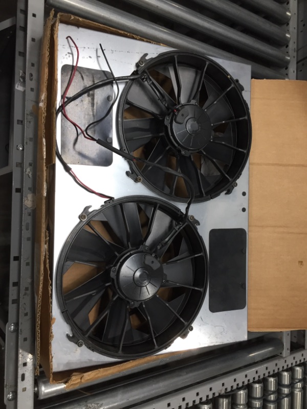 Photo 2 of ****HARDWARE NOT INCLUDED
Derale Performance 16825 Gray/Black High Output Dual Radiator Fan