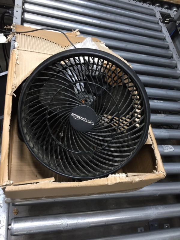 Photo 2 of ***SUPER USED Amazon Basics 3 Speed Small Room Air Circulator Fan, 11-Inch 11-Inch Air Circulator Fan