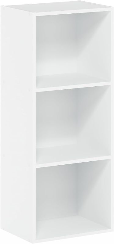 Photo 1 of **missing hardware
Furinno Luder Bookcase / Book / Storage , 3-Tier, White