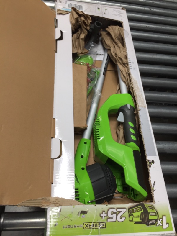 Photo 1 of Greenworks 40V 12" Cordless String Trimmer, ****Tool Only**** 12" Trimmer Tool Only