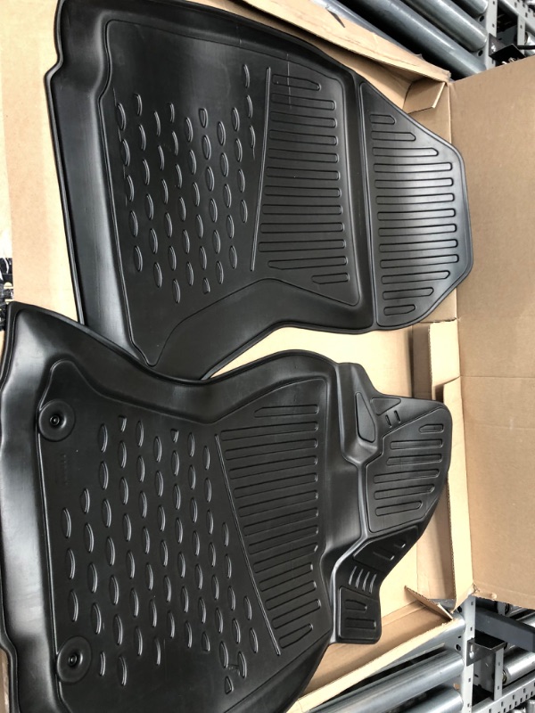 Photo 3 of Fits 2020-2023 Subaru Outback / 2020-2023 Subaru Legacy Floor Mats Front & 2nd Row Seat Liner Set 3D Custom Fit All-Weather Full Set Liners, Black (All Models)