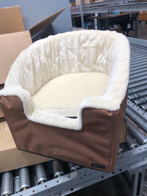 Photo 1 of Amazon Basics Pet Car Booster Bucket Seat Tan Small