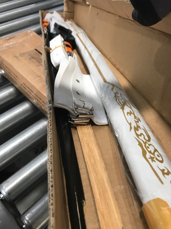 Photo 1 of Demon Slayer Sword 41inch,with Display Stand and Belt, Rengoku Sword/Tanjiro Sword/Zenitsu Sword/Anime Original Texture,for Demon Slayer Cosplay and Collection,Various Styles Available White Shinobu