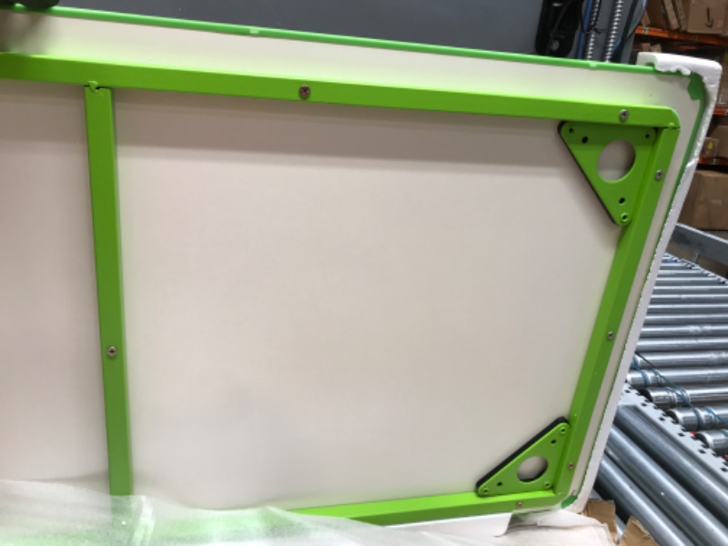 Photo 2 of 23.625''W x 47.25''L Rectangular Green Plastic Activity Table Top