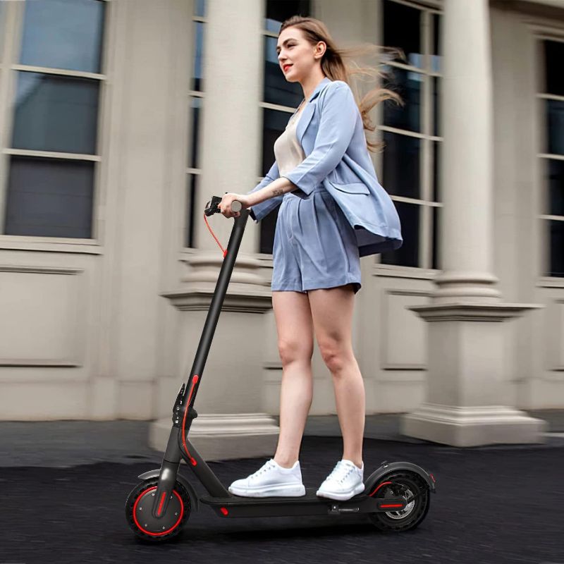Photo 1 of ***PARTS ONLY***Electric Scooter, 8.5" Solid Tires, 19 Mph Top Speed, Up to 19 Miles Long-Range, Portable Folding Commuting Scooter