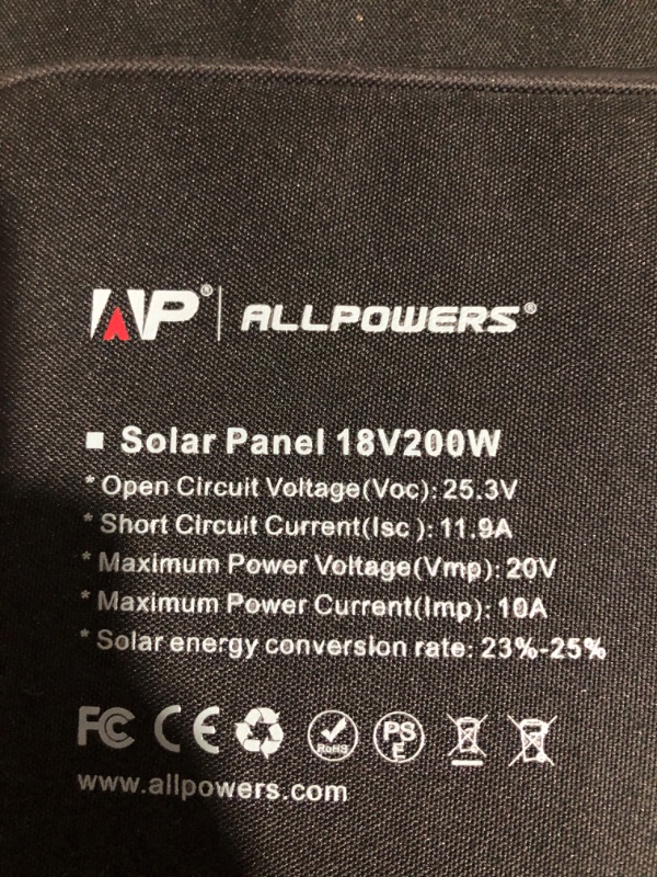 Photo 7 of  solor panel 18v200w