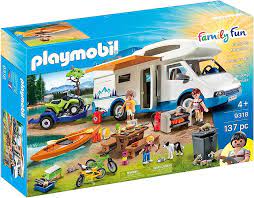 Photo 1 of **MINOR WEAR & TEAR**Playmobil Camping Mega Set Toy & Camping Adventure Carry Case Building Set Camping Mega Set + Carry Case Building Set