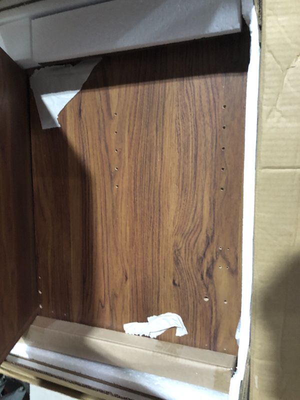 Photo 4 of [FOR PARTS ONLY, READ NOTES]
Render Collection EEI-4340-WAL 36" Bathroom Vanity Cabinet in Walnut