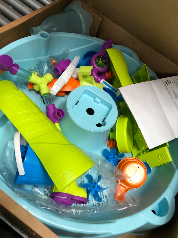 Photo 2 of ***PARTS ONLY NOT FUNCTIONAL***Little Tikes Flowin' Fun Water Table with 13 Interchangeable Pipes