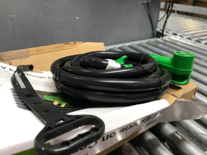 Photo 1 of RVMATE 50 Amp 25 Feet RV Power Extension Cord, Easy Plug in Handle, 14-50P to 14-50R with LED Indicator, ETL Listed, Come w/ Storage Bag and Plastic Strap 25FT STANDARD 50A