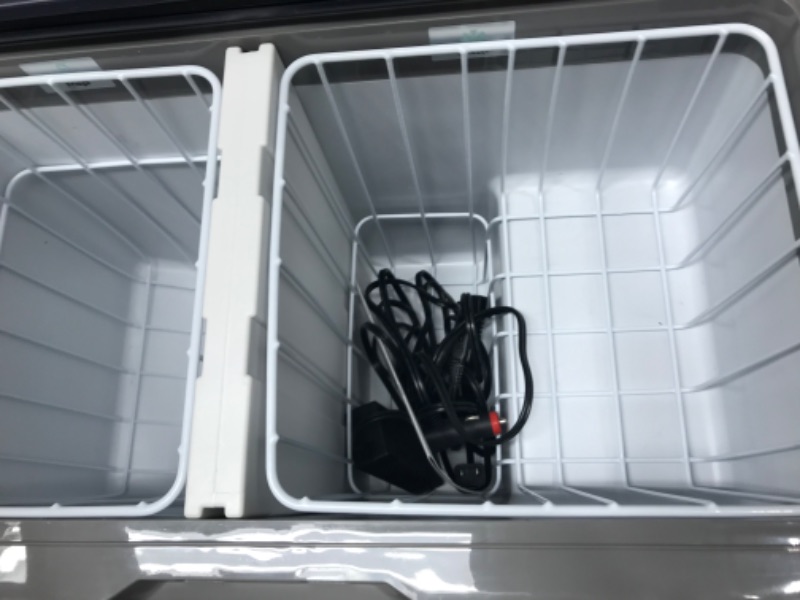 Photo 3 of BODEGA ?Upgraded? 12 Volt Refrigerator, Portable Freezer, Car Fridge Dual Zone WIFI APP Control, 53 Quart?50L?-4?-68? RV Car Cooler 12/24V DC and 100-240V AC for Outdoor, Vehicles, Camping, Travel 53 Quart blue